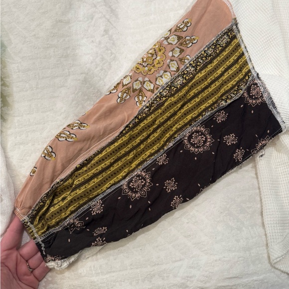 Free people we the free Blossom Thermal Top crew neck mixed media - Picture 13 of 13